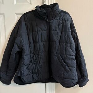 Free people movement Black Quilted Jacket